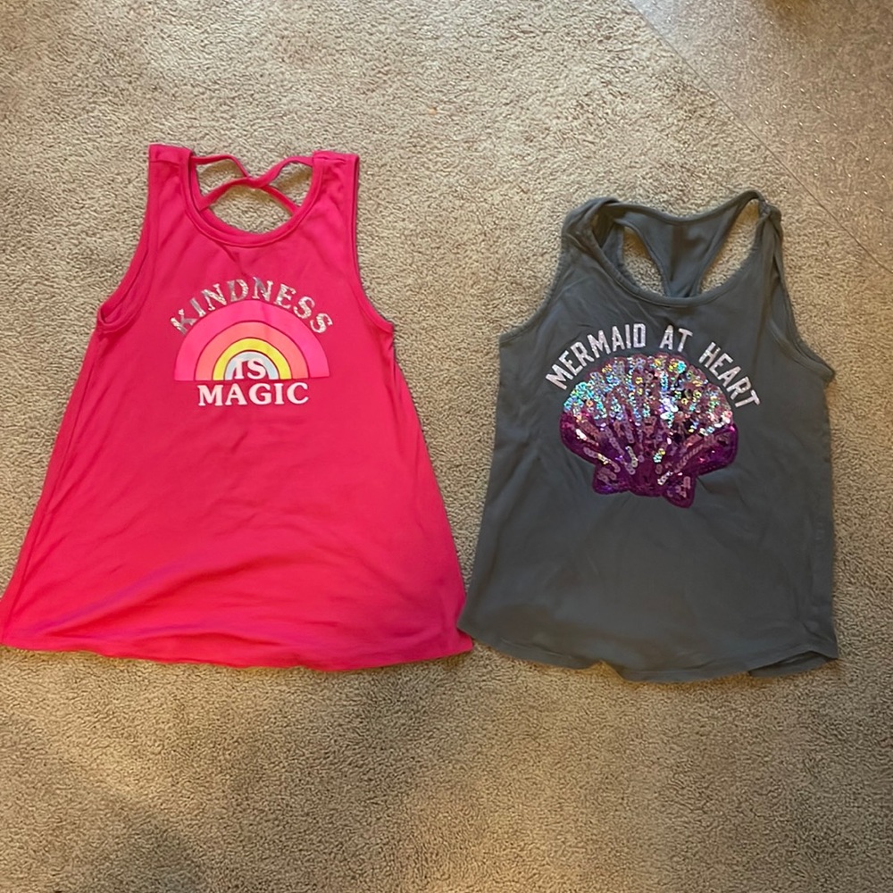2 piece Girls tanks size 10-12